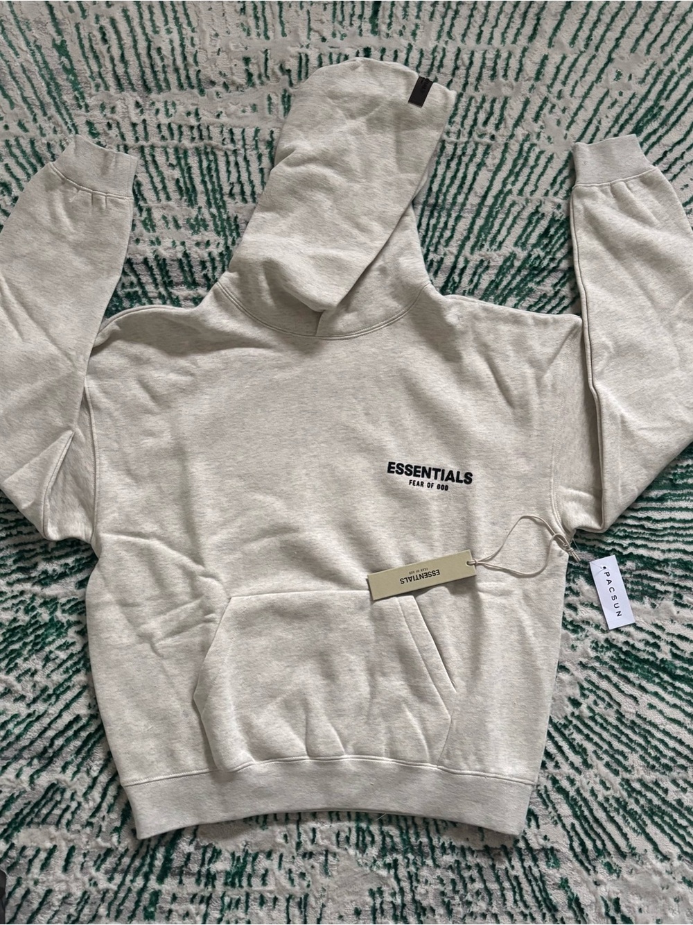 Fear of God Essentials Light Oat Hoodie Size Small